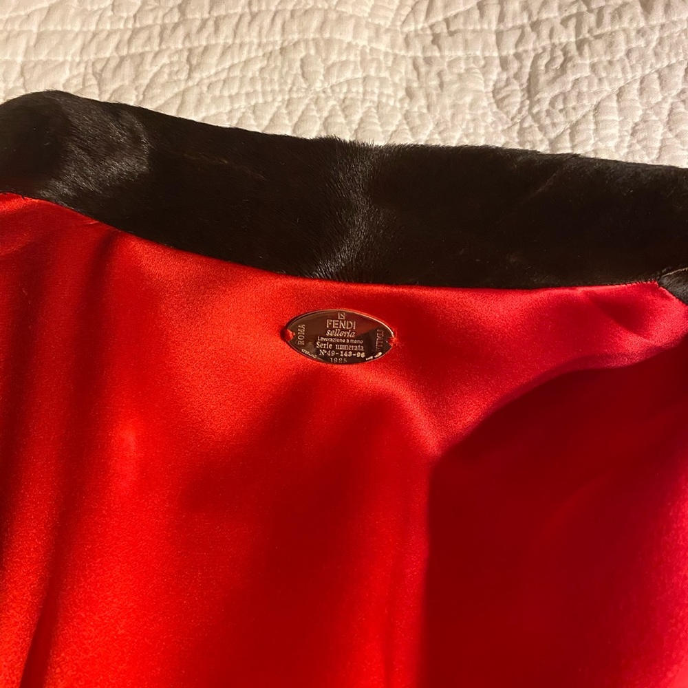 FENDI cow/calf print coat - Picture 5 of 8